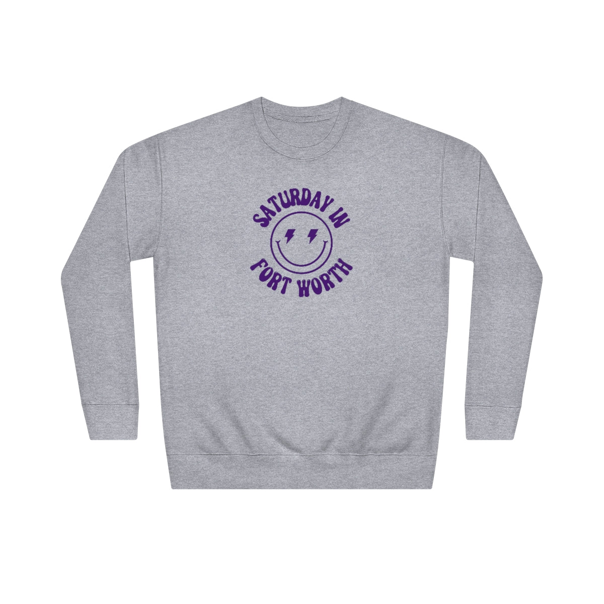 Smiley Fort Worth Crew Sweatshirt - GG - CH