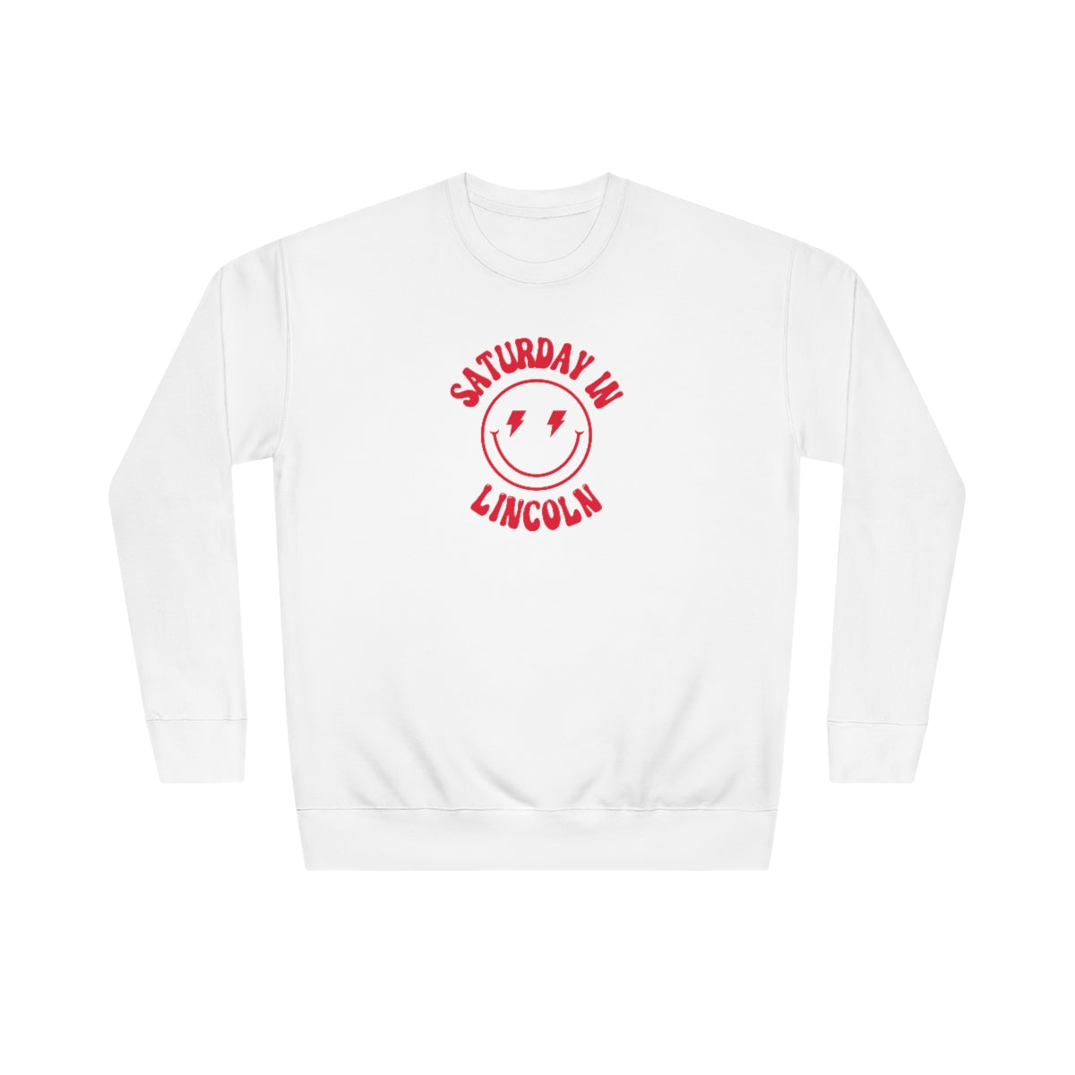 Smiley Lincoln Crew Sweatshirt - GG - CH