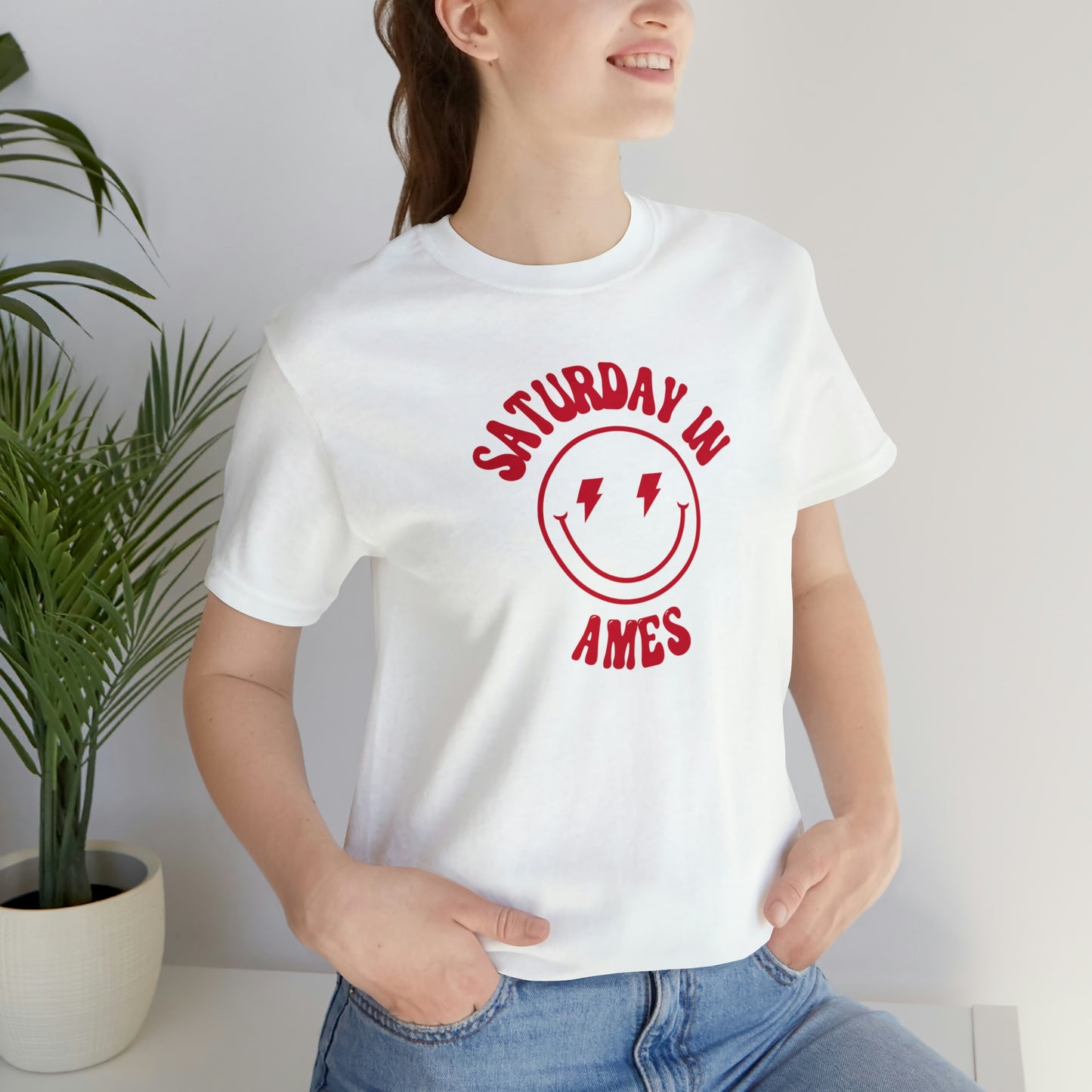 Smiley Ames Short Sleeve Tee