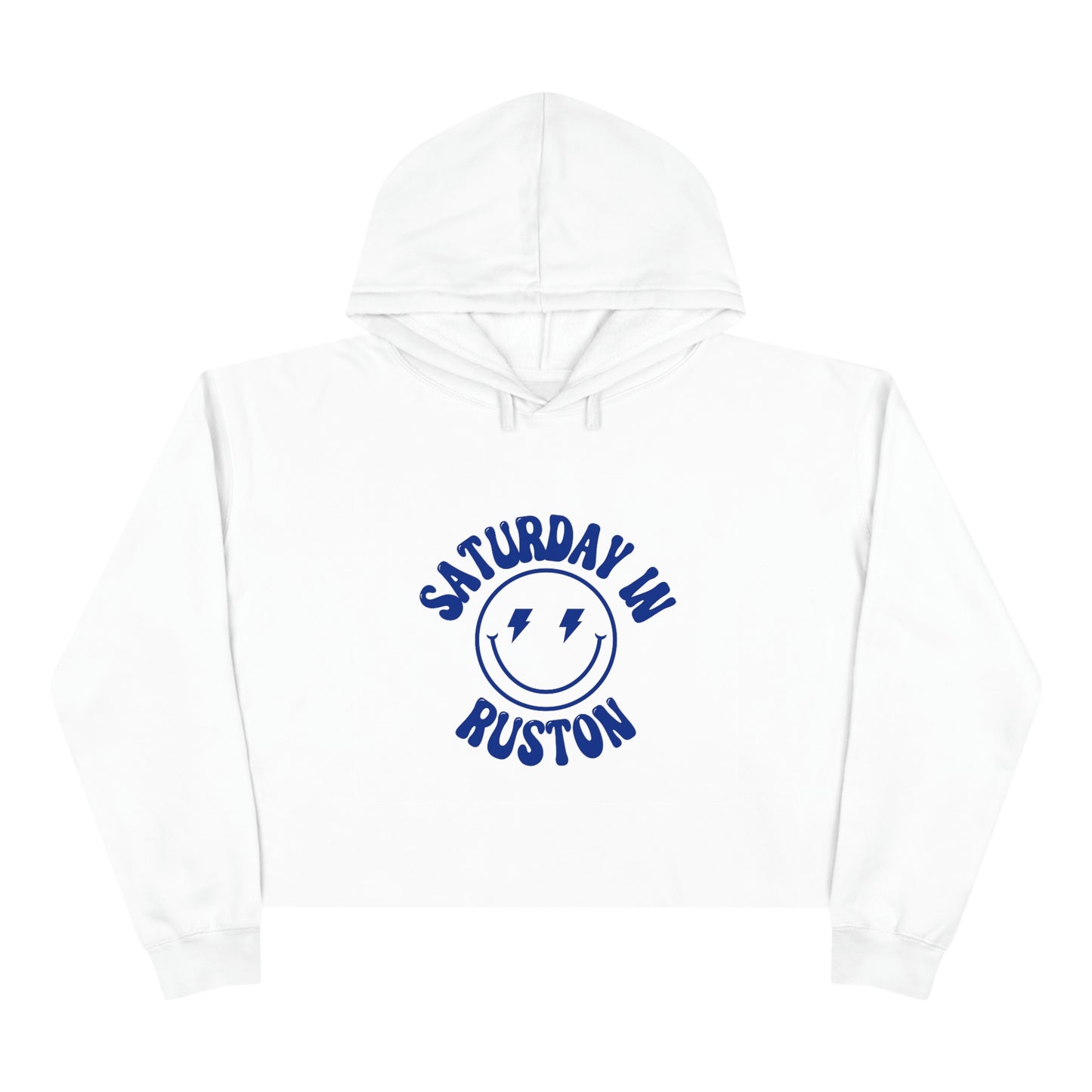 Smiley Ruston Crop Hoodie - GG