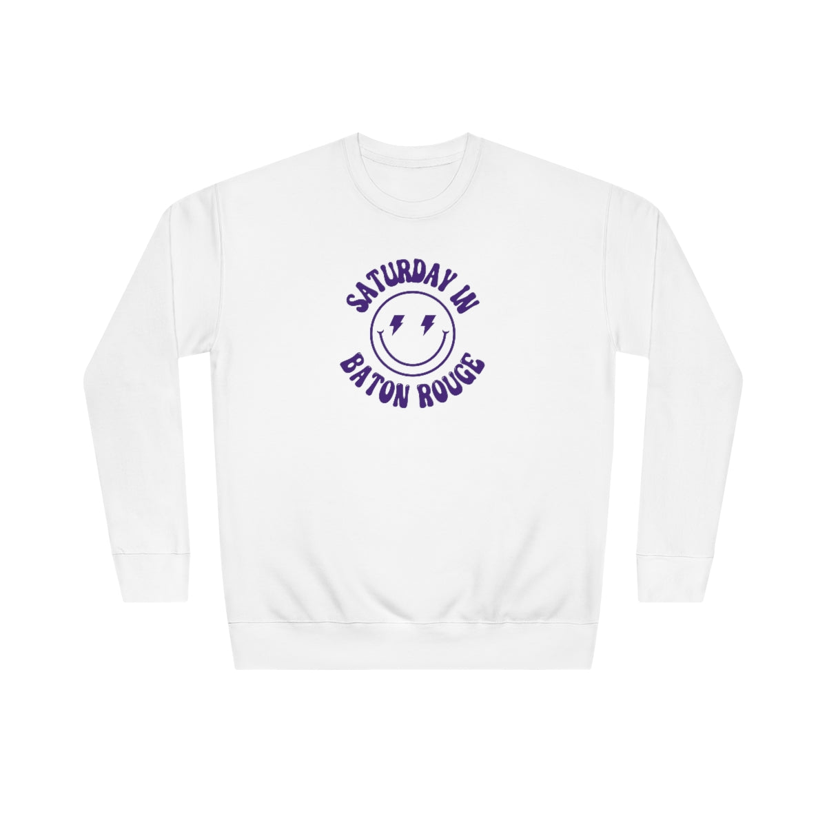 Smiley Baton Crew Sweatshirt - GG - CH