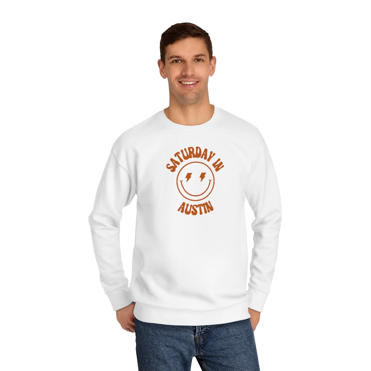 Smiley Austin Crew Sweatshirt - GG - CH