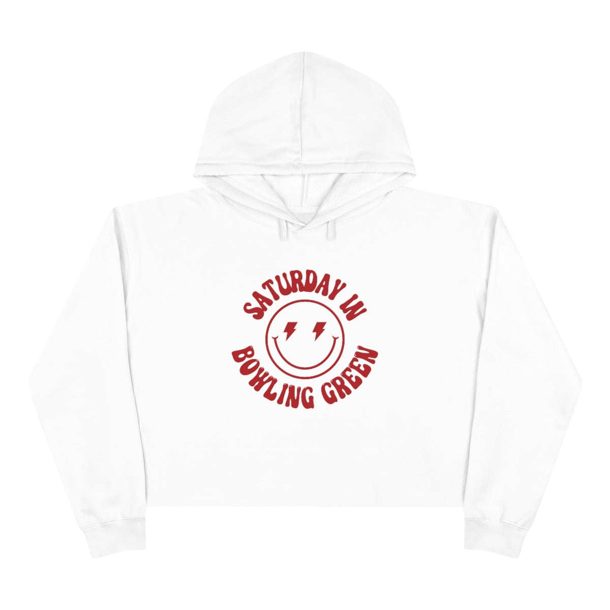Smiley Bowling Green Crop Hoodie - GG