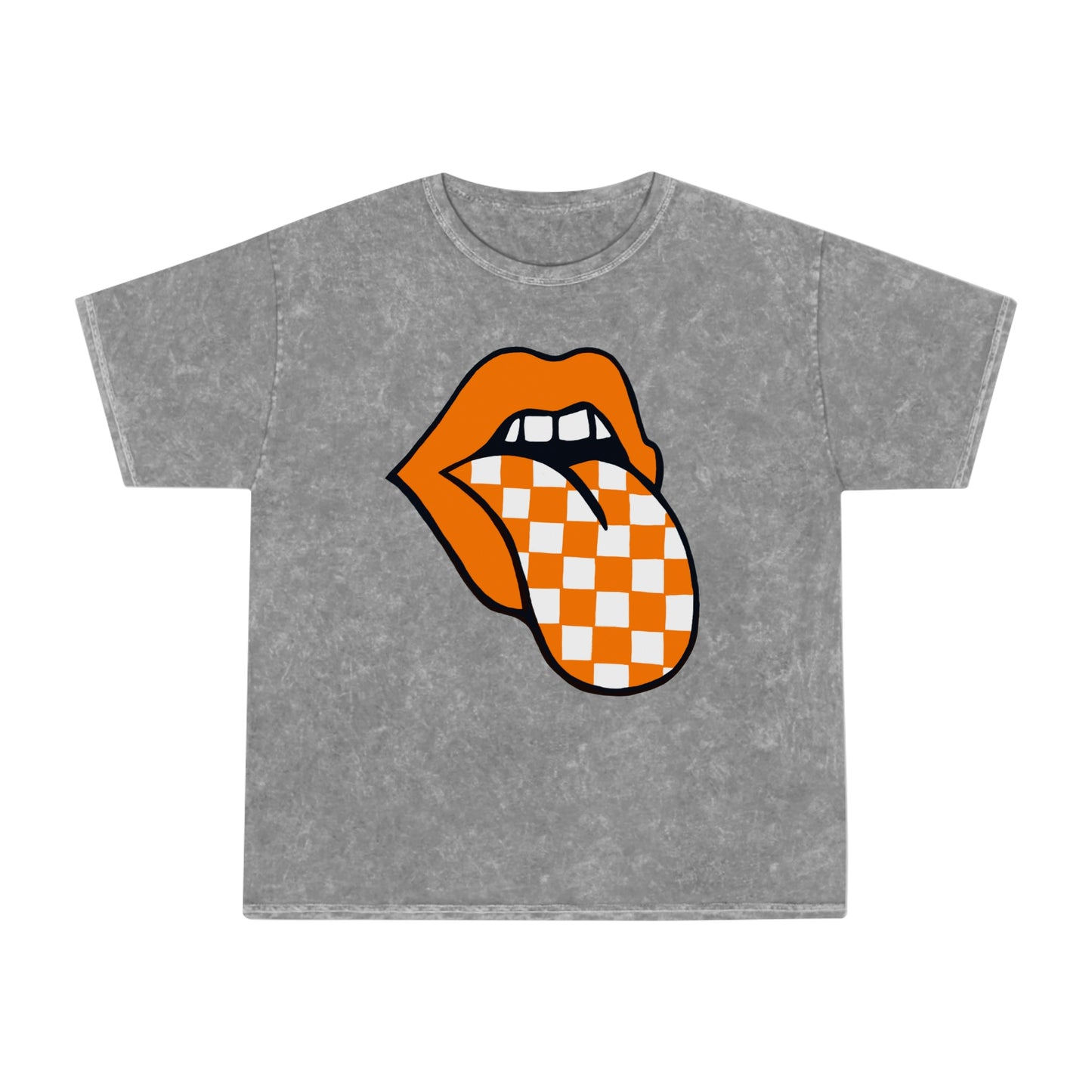 Orange/White Retro Tongue Tee - Medium - GG
