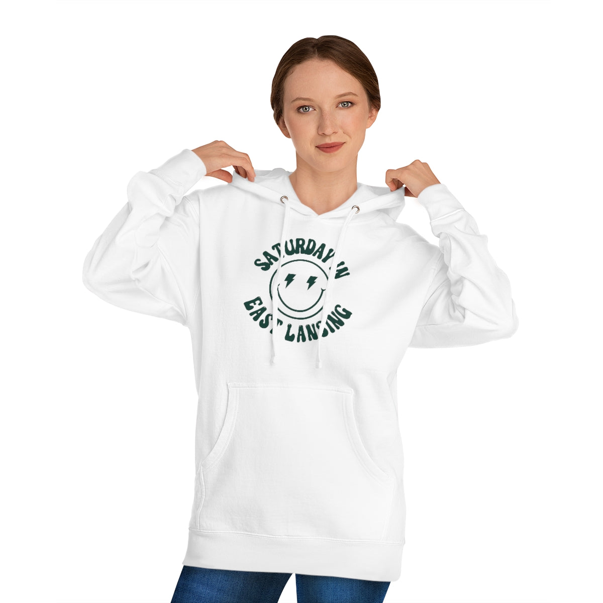 Smiley East Lansing Hooded Sweatshirt - GG - ITC