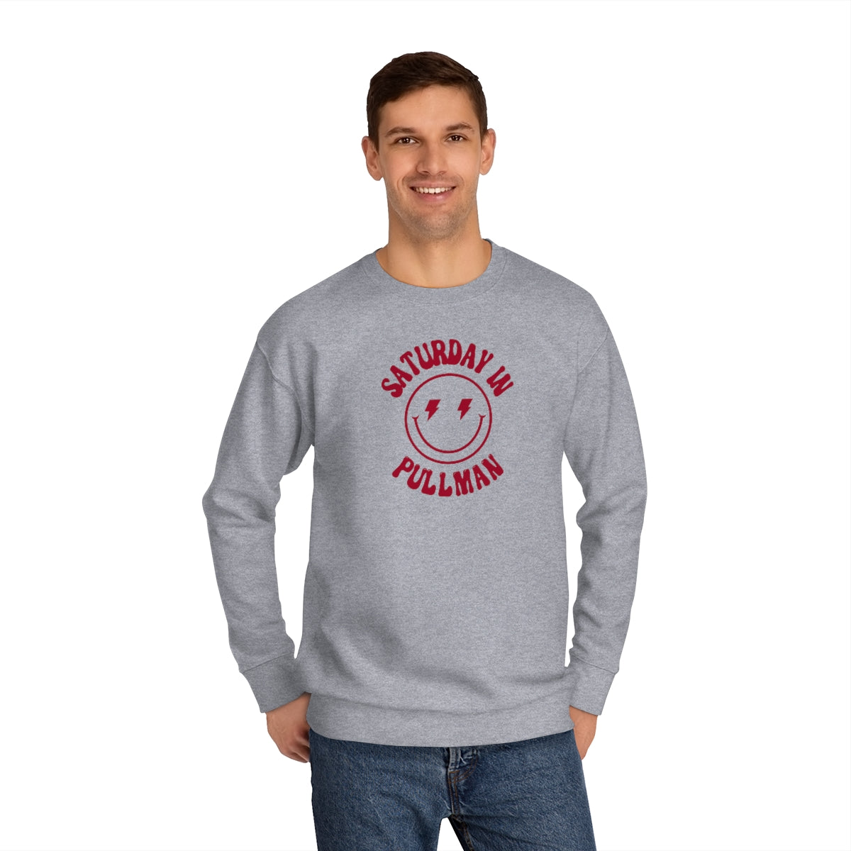 Smiley Pullman Crew Sweatshirt - GG - CH