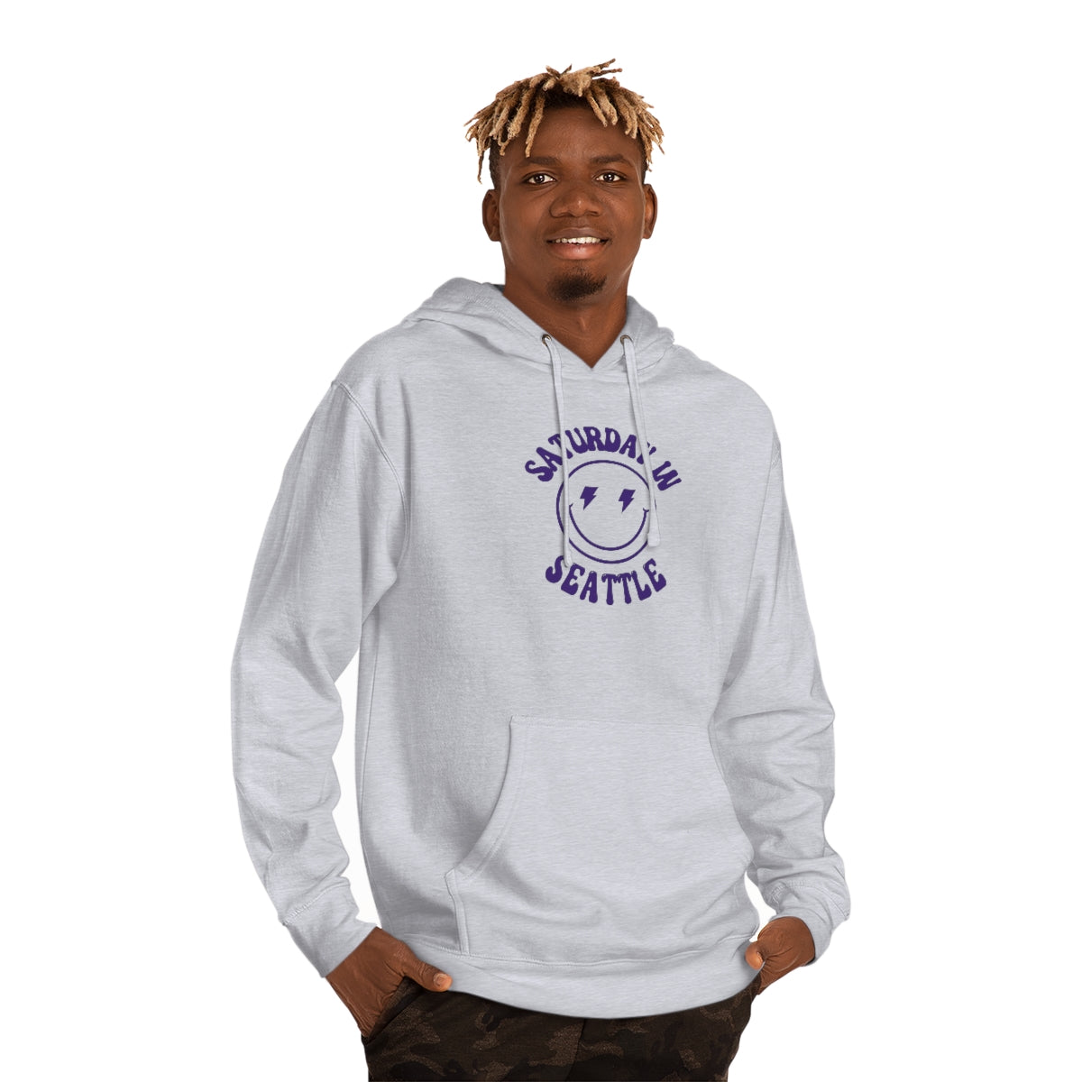 Smiley Seattle Hooded Sweatshirt - GG - ITC