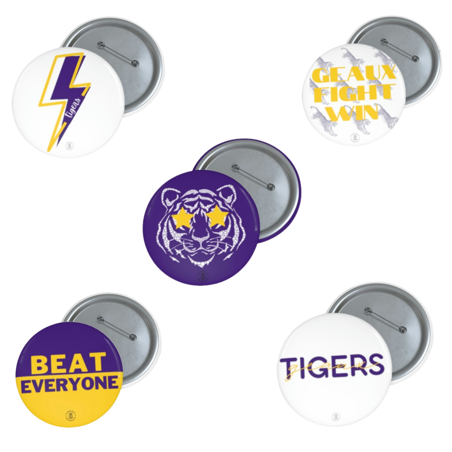 LSU Gameday Button Set