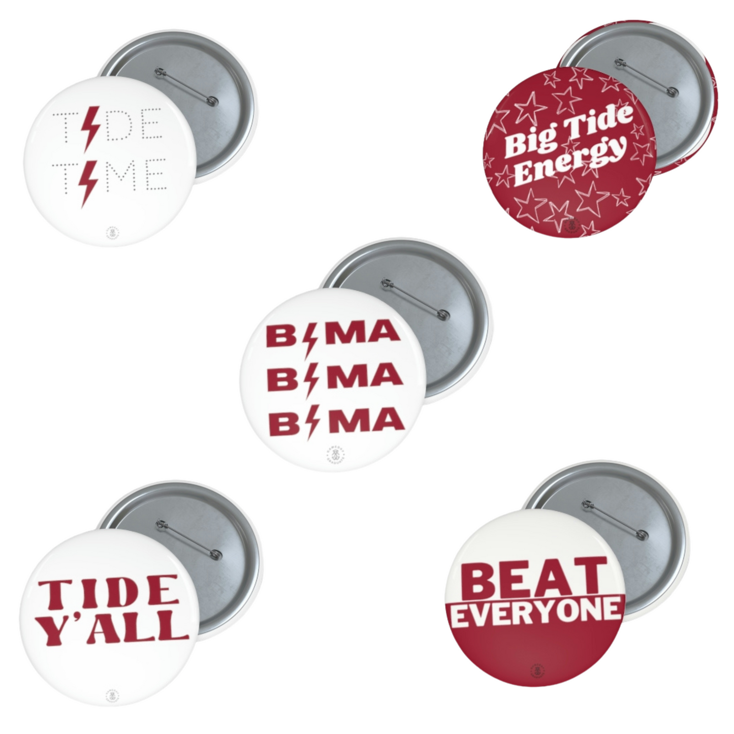Alabama Gameday Button Set