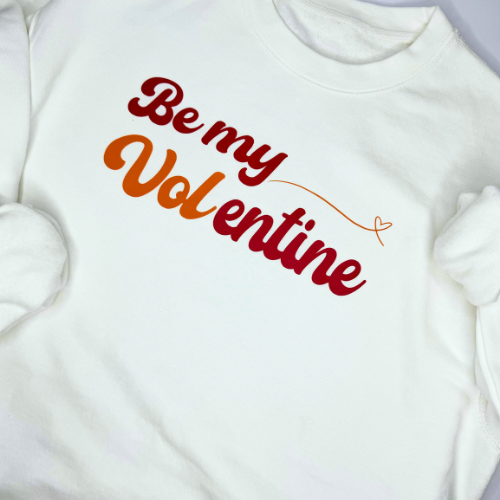 Be My Volentine - Crew - White - M