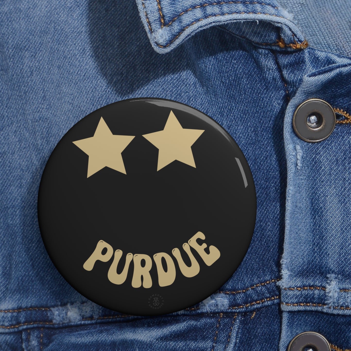 Purdue Stars Button