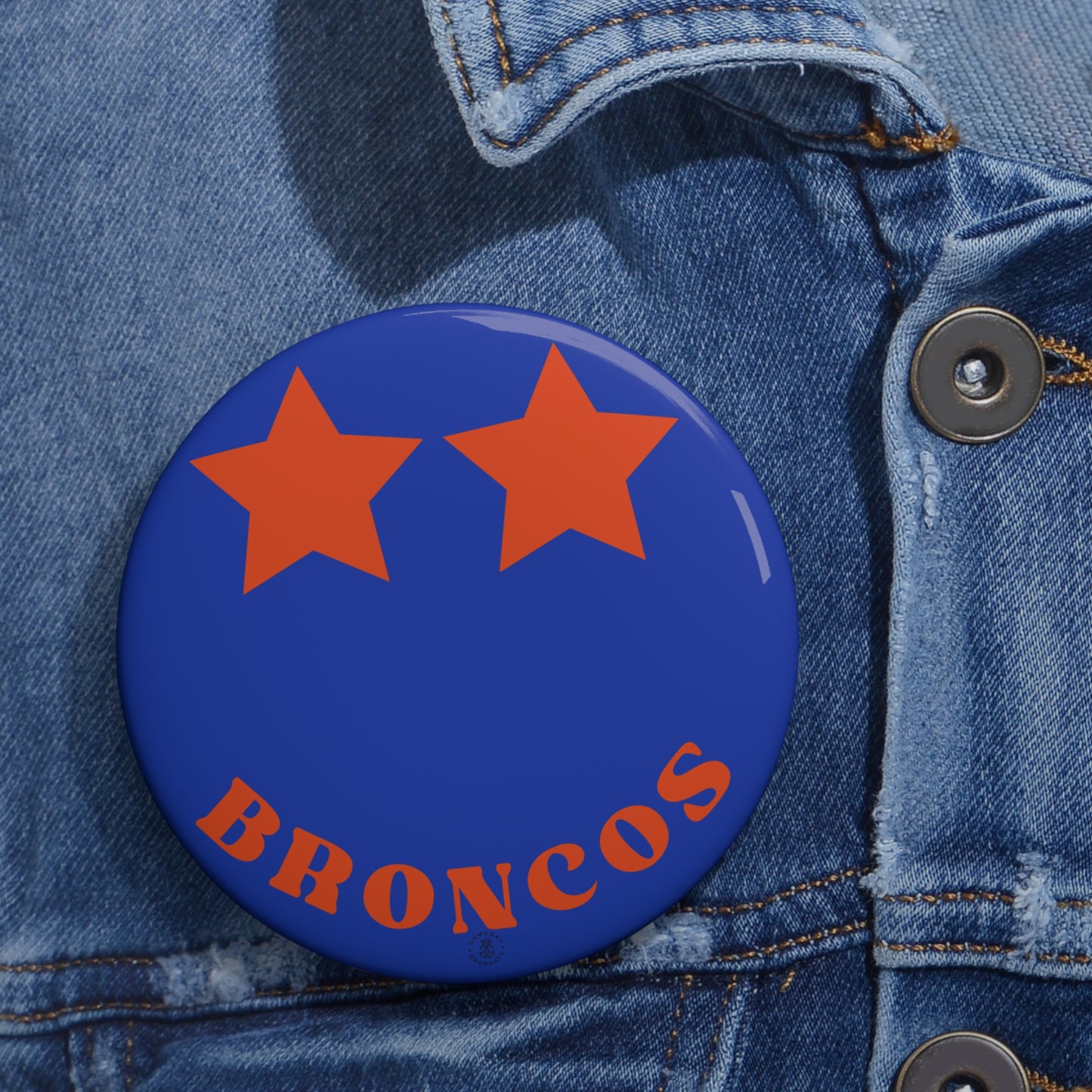 Broncos Star Button