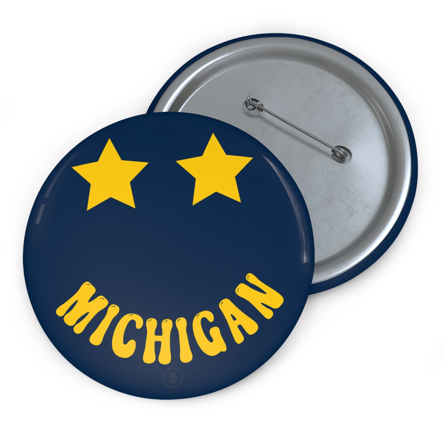 Michigan Stars Button