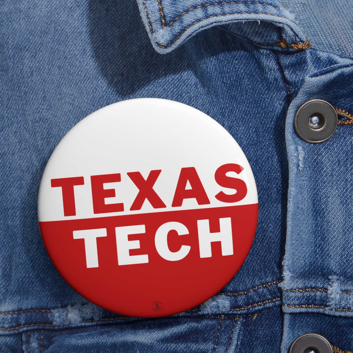 Texas Tech Button