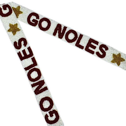 Go Noles Strap - White (Strap only)