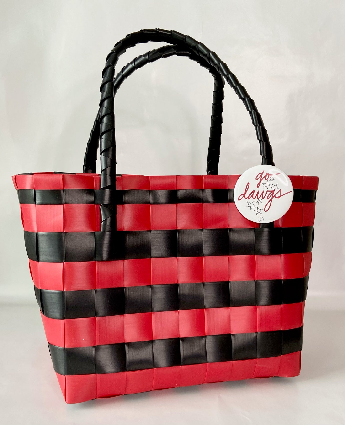 Black and Red Tailgate Tote