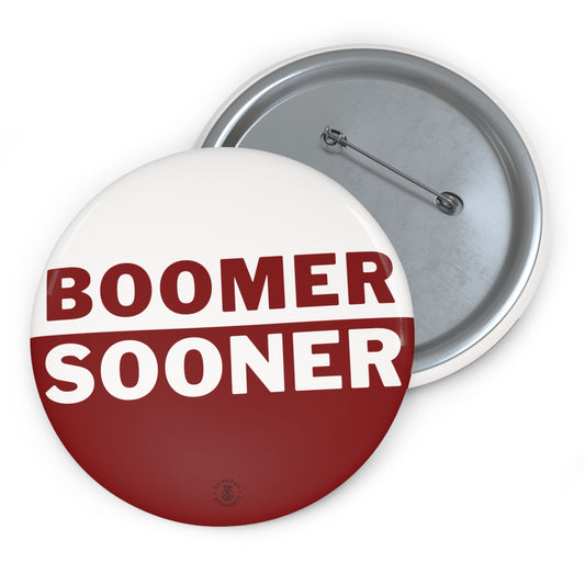 Boomer Sooner Button
