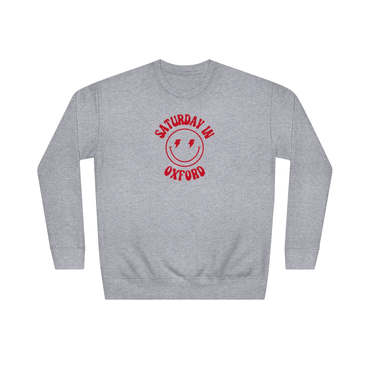 Smiley Oxford Crew Sweatshirt