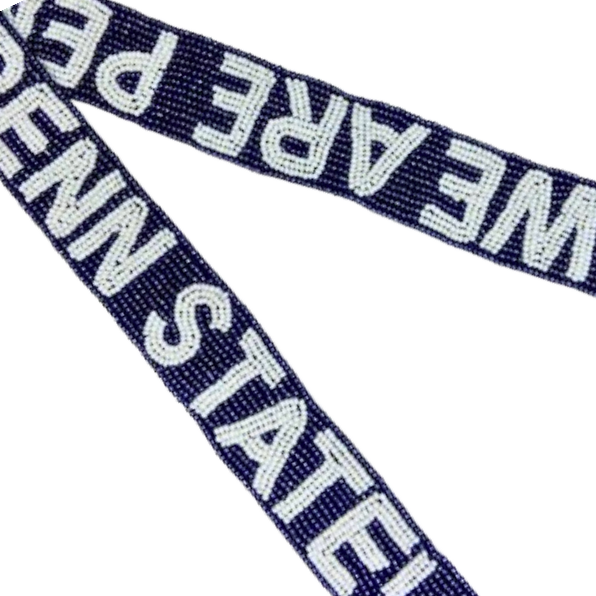 We Are Penn State Beaded Bag Strap