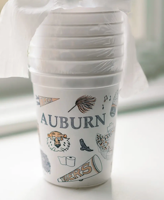 Auburn Stadium Cups - Set of 6