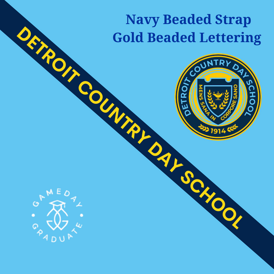 Detriot Country Day School Beaded Strap