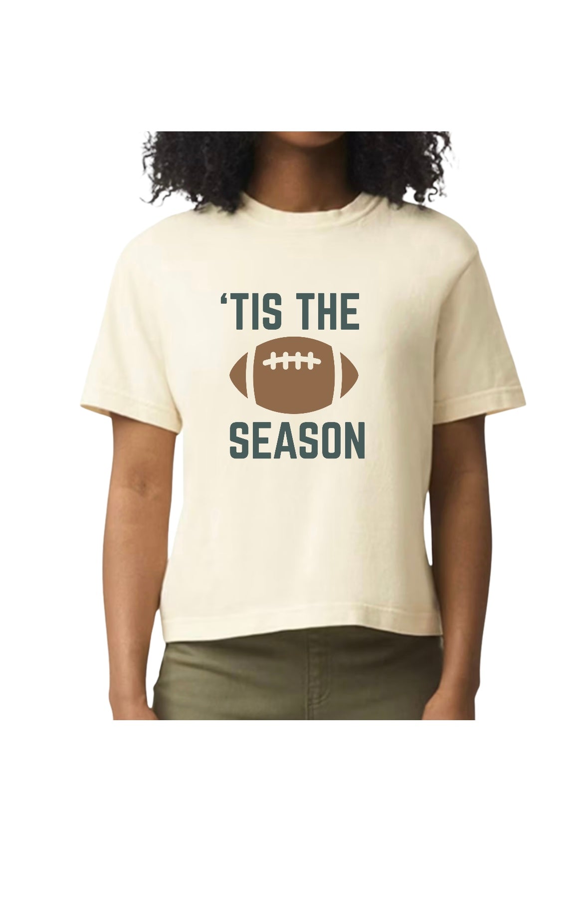 Tis the Season Crop Tee