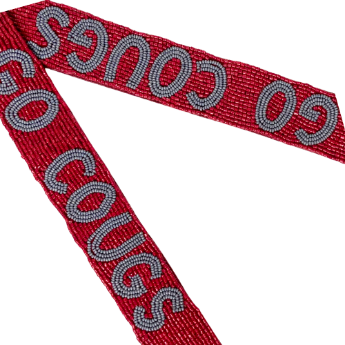 Go Cougs Beaded Strap (Strap Only)