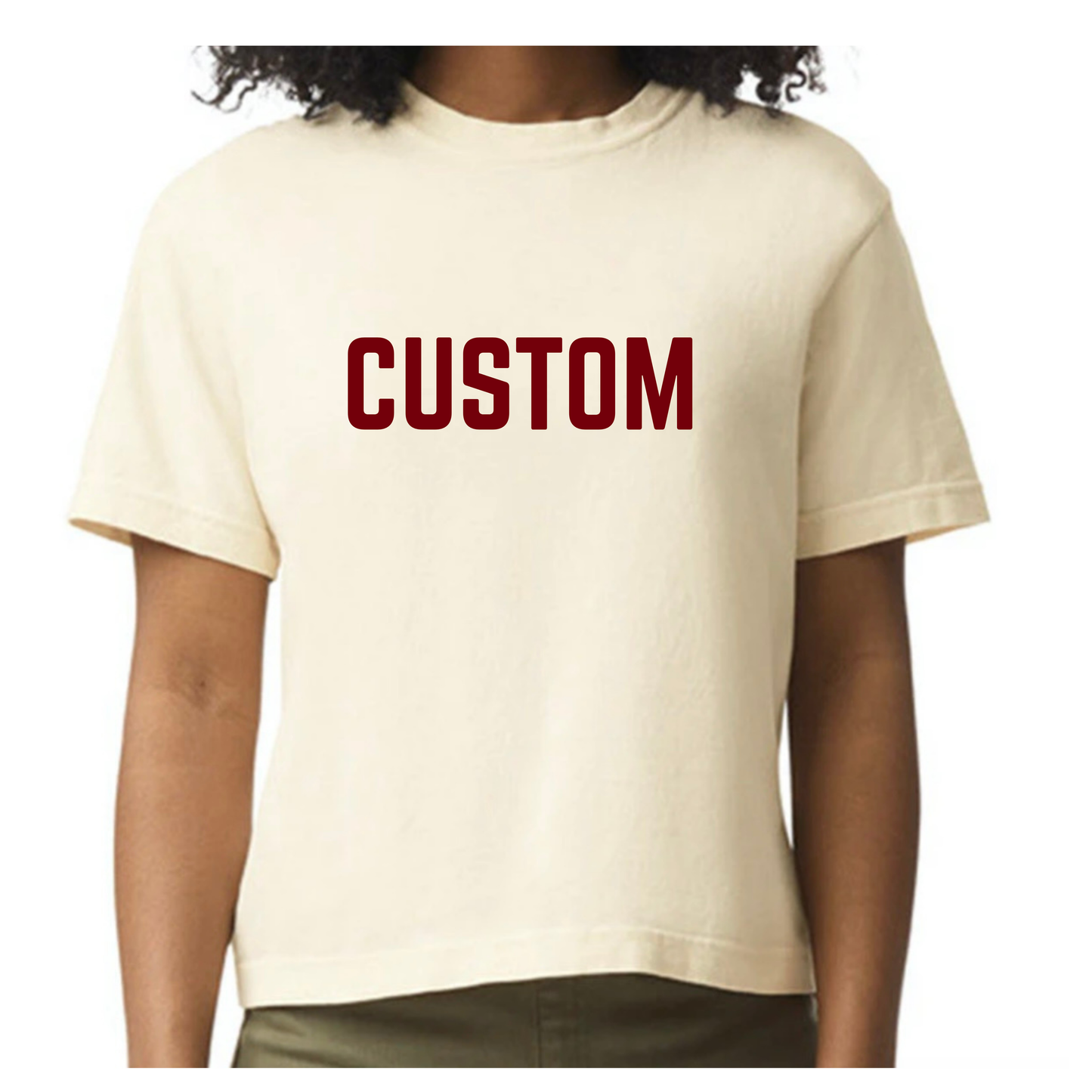 Custom Crop Tee - Special Order