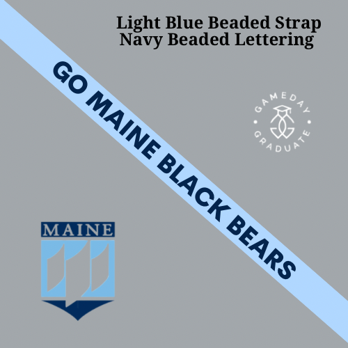 Maine Black Bears Beaded Strap