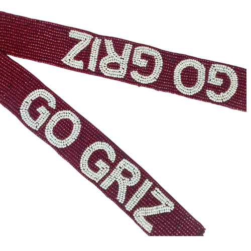 Maroon Go Griz Strap - Montana (Strap only)