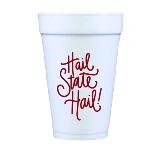 Mississippi State Styrofoam Cups - Pack of 10