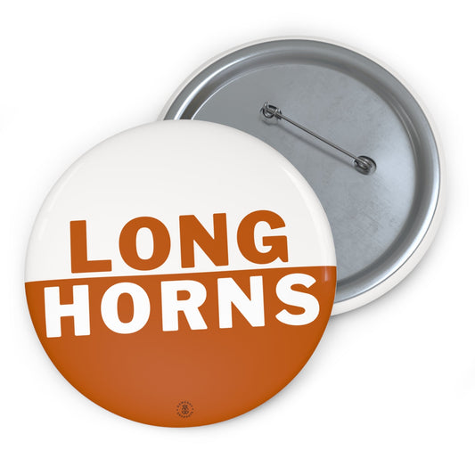 Texas Longhorns Button