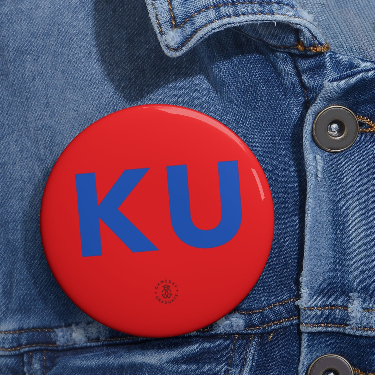 Red KU Button