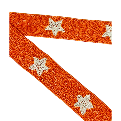 Orange and White Star Strap (Strap Only)