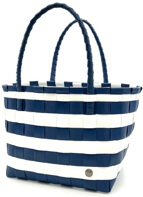 Navy and White Tailgate Tote