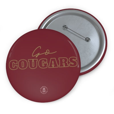 CofC Go Cougars Button