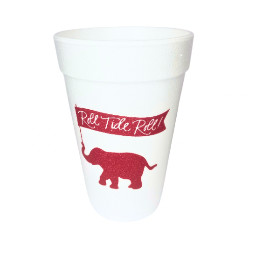 Alabama Styrofoam Cups - Pack of 10