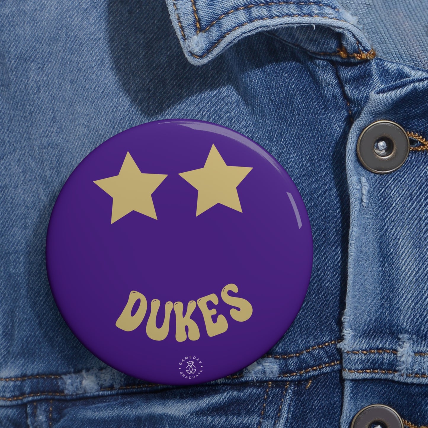 JMU Stars Button