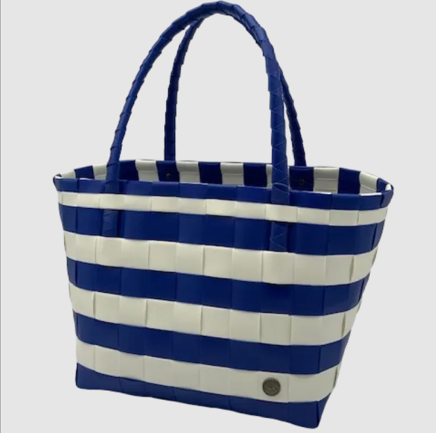 Blue and White Tailgate Tote