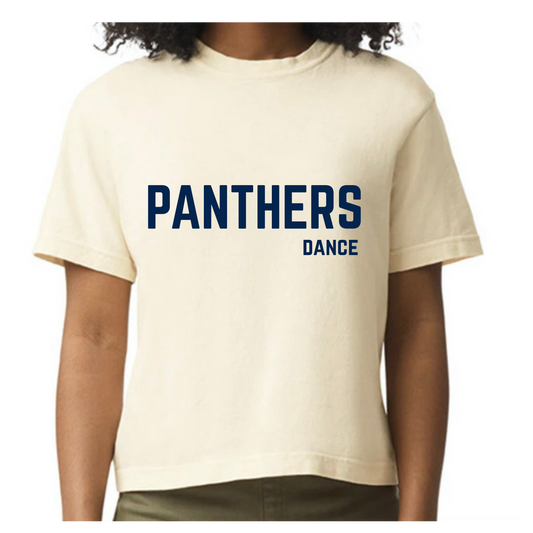 Panthers Dance Crop Tee