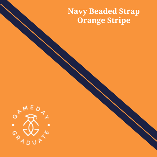 Navy and Orange Stripe Strap (Strap only)