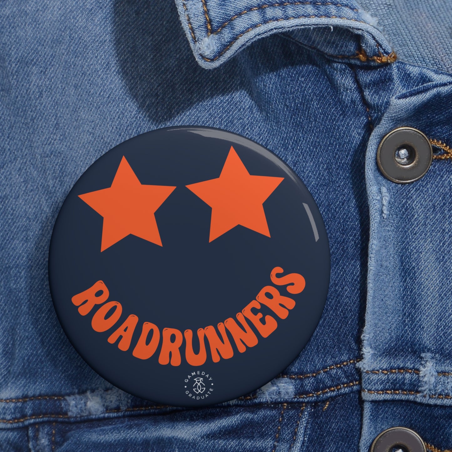 Roadrunners Stars Button