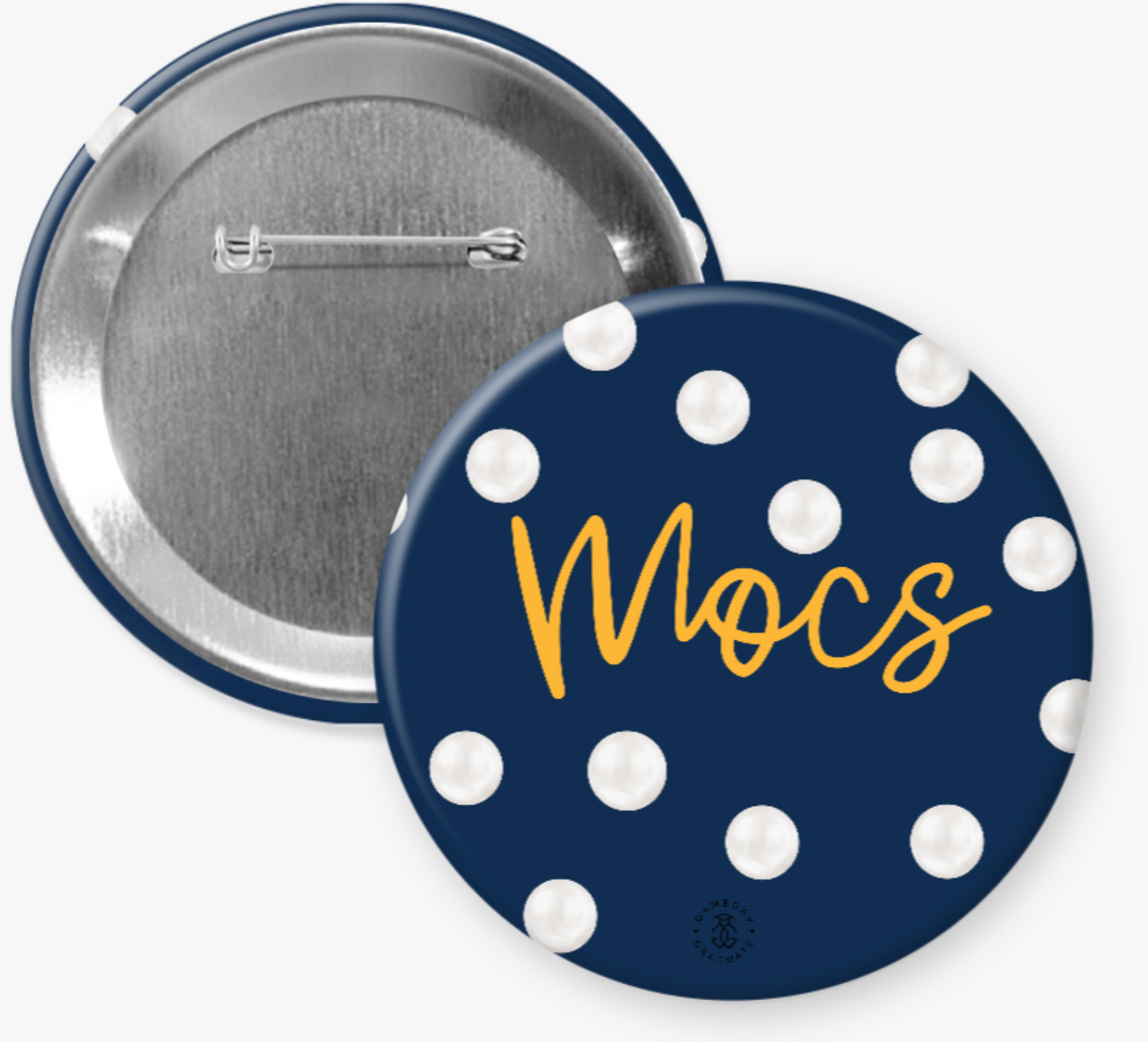 Pearl Mocs Button