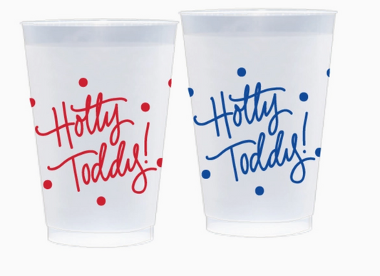 Ole Miss Frosted Flex Plastic Cups - Pack of 10