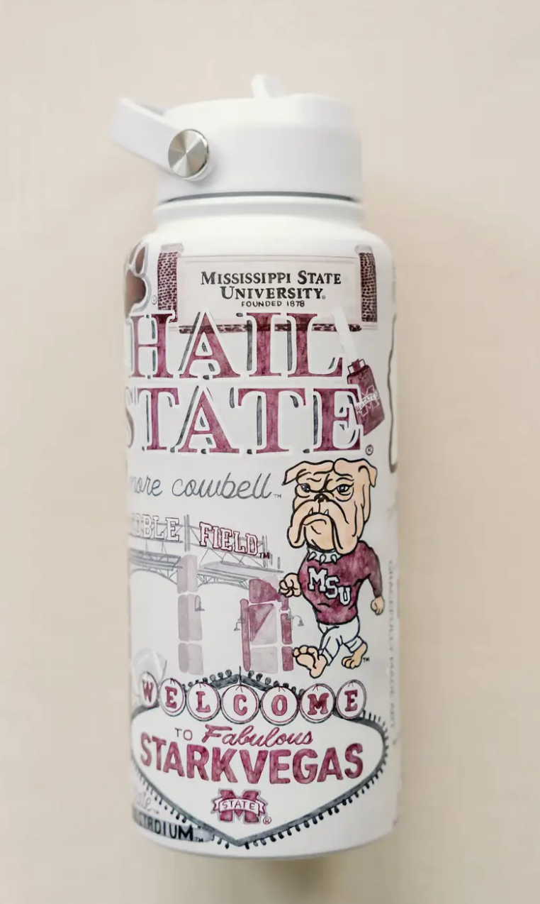 Mississippi State Water Bottle - 32 oz