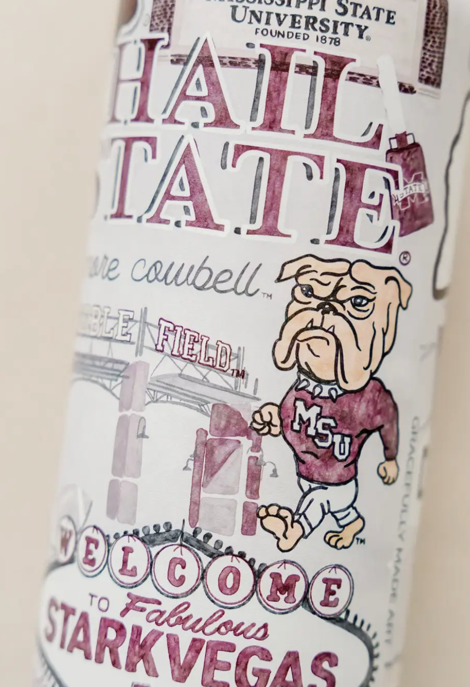 Mississippi State Water Bottle - 32 oz