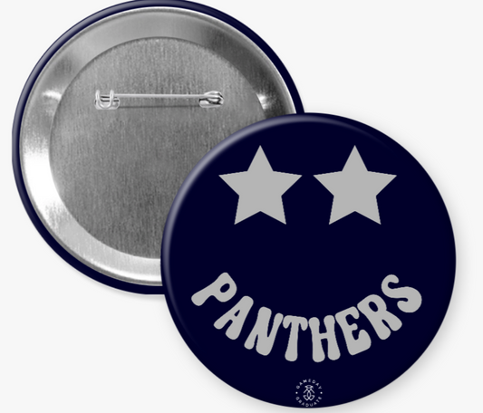 Panthers Star Eyes Button
