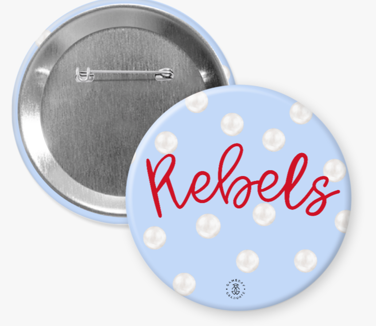 Pearl Rebels Button