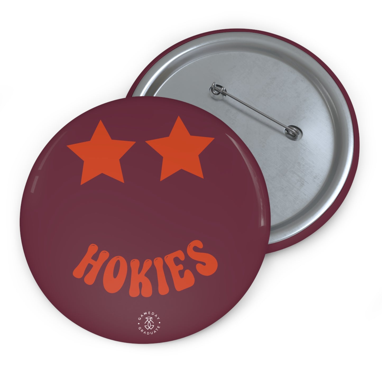 Virginia Tech Stars Button (Copy)