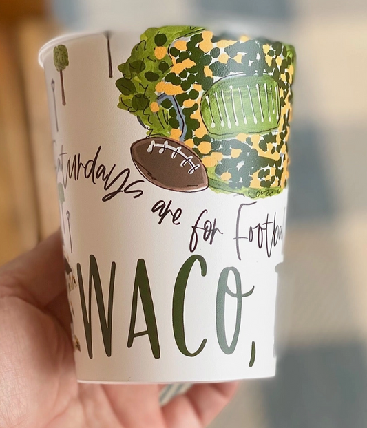 Waco Reusable Cups - Set of 6